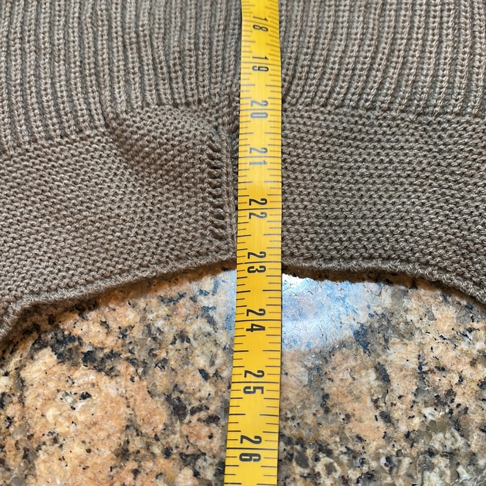 David and Young Cocoa Brown Knit Poncho - Picture 7 of 7